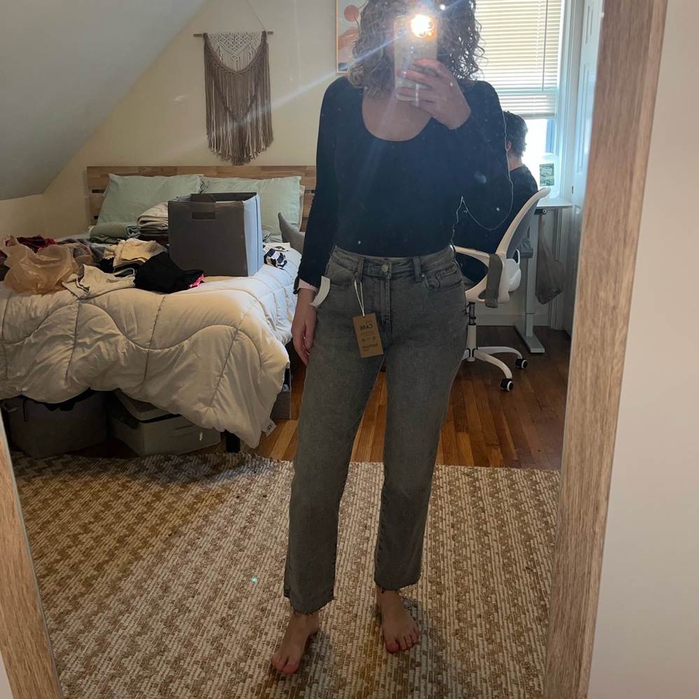 High rise jeans